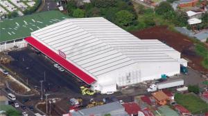 China Customized Steel Frame Metal Buildings Light Steel Structure Supermarket Shop factory
