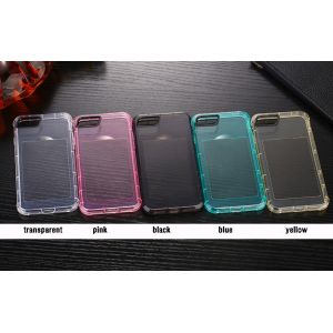 Transparent Clear Credit ID Card Slot Soft TPU Shockproof Silicon Mobile Phone