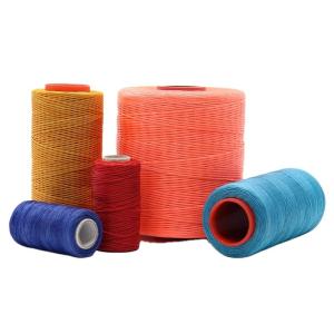 China Waxed Sewing Cord 210D/16 250M Polyester Thread for Handmade Leather Crafting Supplies factory