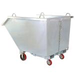 Self Dumping 1500kg Tipping Bins Forklift Attachment Self Tipping Dumpster