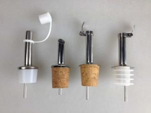 China Stainless steel oil pourer with cork stopper factory