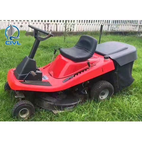 Four Wheel 30 Inch Weed Trimming Lawn Mower / Riding Lawn Mower / Rear Grass Collector Ride - On Lawn Mower Rider