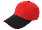 Orange And Blue Canvas Baseball Cap Stitching 6 Panel Fashion Style Soft Touch