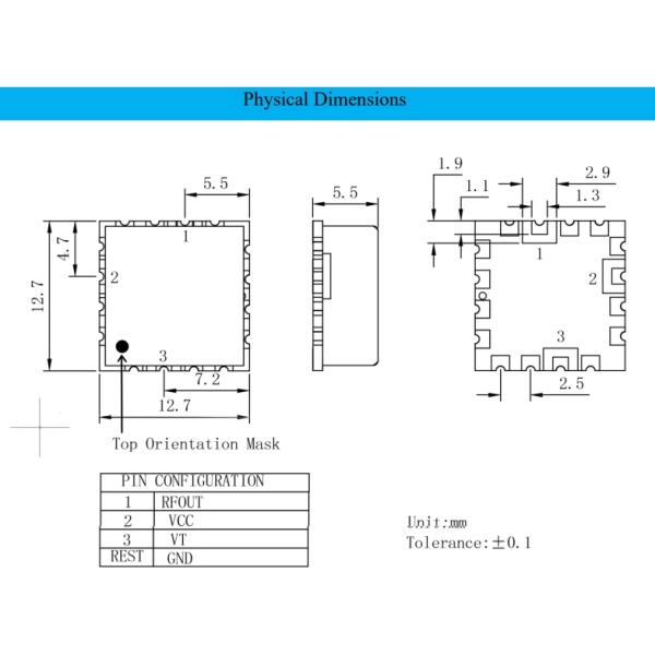 High Integration Voltage Controlled Oscillator for INNOTION YSGM32653295B Electronic Parts within Packaging Type opp bag