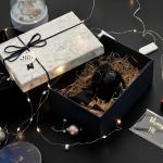ISO9001 6 Pieces Marble Grain Rigid Paper Gift Box For Cell Phone