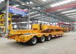 3 Axles Concave Beam Low Bed 60 Ton Low Deck Trailer