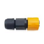 Waterproof IP67 Circular Male And Female Connectors 4 pin 15A Max Current Rating