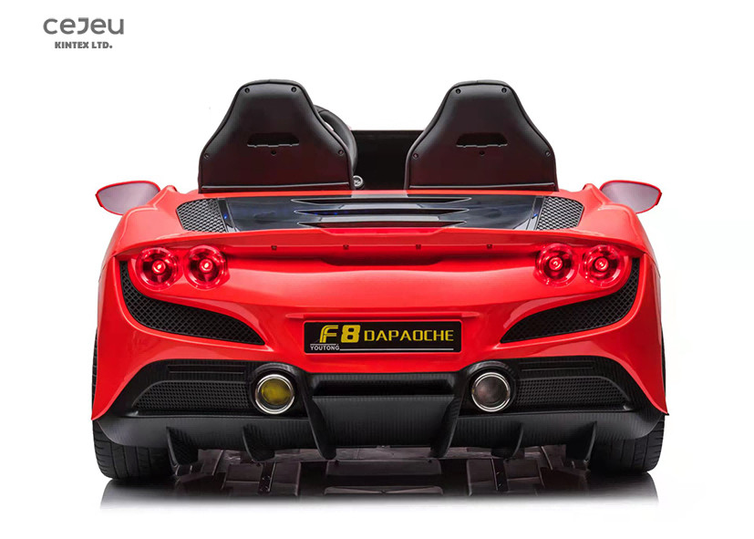 Battery Powered Children'S Electric Toy Car With Leather Seats