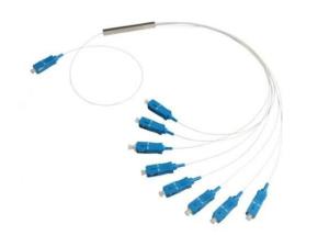 China Bare Fiber Optic Coupler Splitter , PLC Optical Cord Splitter For Local Area Networks factory