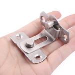 Chrome Plated Sliding Barn Door Latch Sliding 90 Degree Right Angle Door Lock