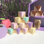 Mini 10pcs Unfinished Wood Blocks For Crafts Rectangular