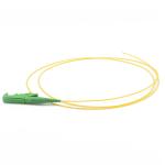 0.9mm Simplex Fiber Optic Pigtail E2000 APC Singlemode Jumper LSZH PVC
