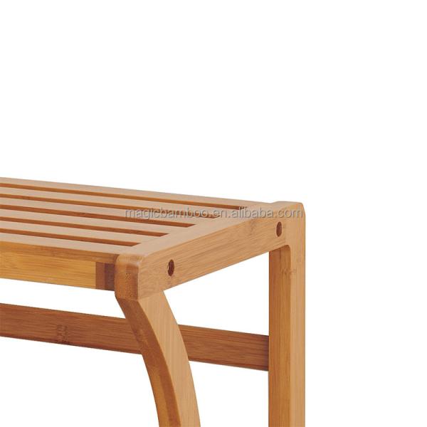 ODM Sustainable Bamboo Towel Rail Rack Wall Mounted Shelf