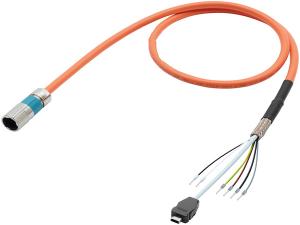 China Bending Resistant Servo Drive Robot Wiring Harness M23 Aviation Head 4C*1.5mm2 factory