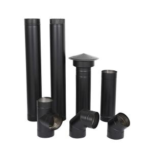China 6 Inch Double Wall Stove Pipe Kit , Double Wall Chimney Flue SUS304 SUS316 factory