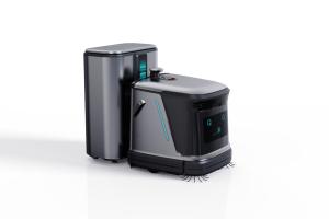 China Commercial Robot Floor Cleaner With Base Station Discharge Water factory