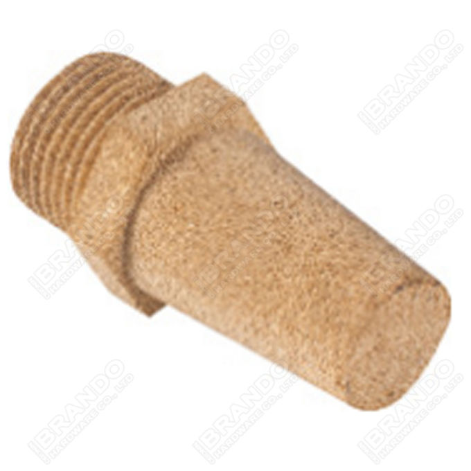 Adjustable Pneumatic Throttle Valve With Silencer Sintered Bronze 10