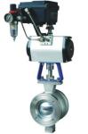 Trunnion Type Ball Valve V Type Good V Notch Light Weight Low Flow Control
