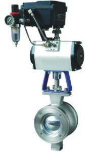 China Trunnion Type Ball Valve V Type Good V Notch Light Weight Low Flow Control factory