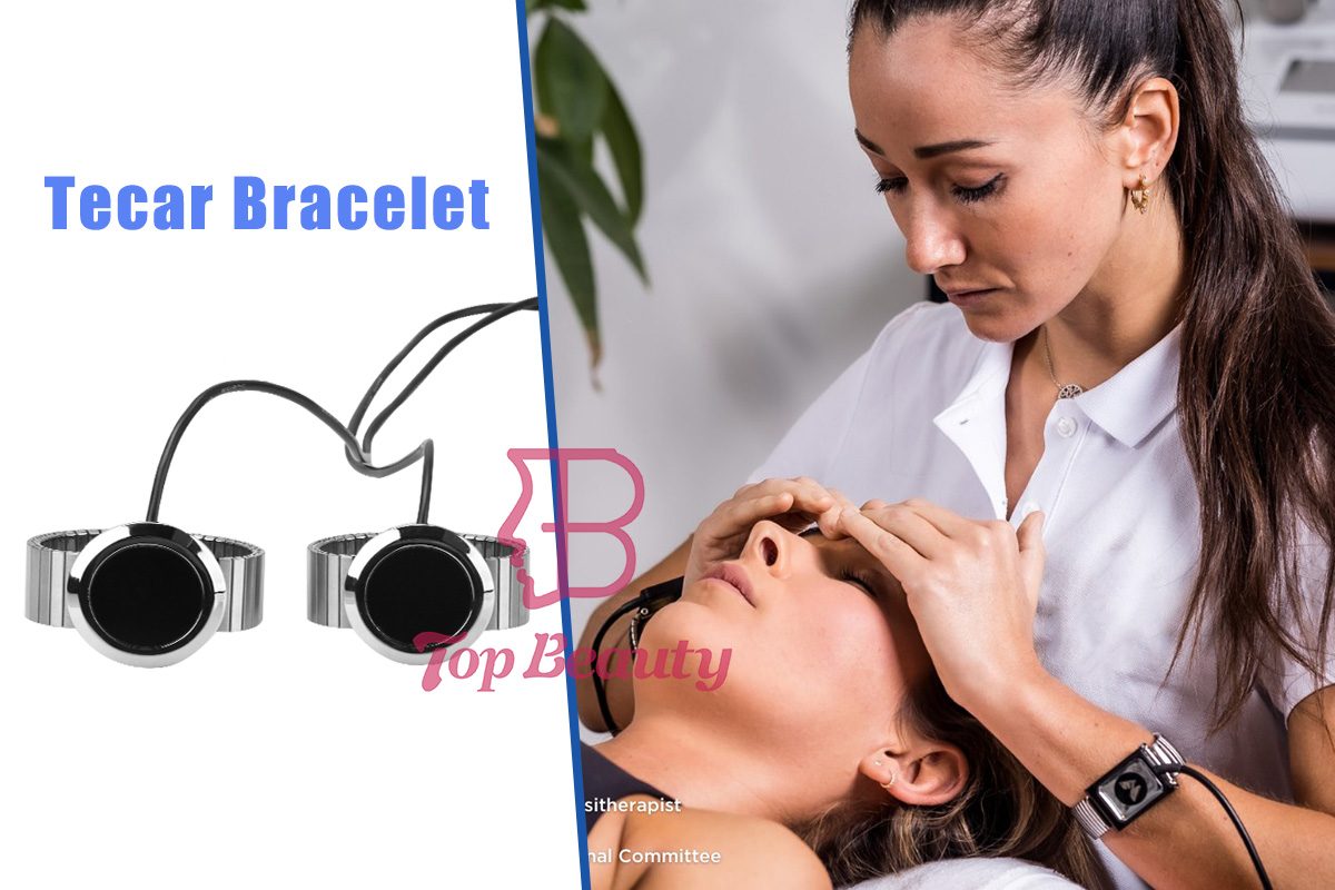 RF Physiotherapy machine Relieve Stiffness Pain RF Tecar Therapy Bracelet