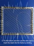 Black oxide stainelss steel cable mesh