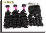 6A Grade Charming Brazilian Human Hair Big Curl , Avoid Kntos , Durable