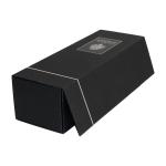 Foldable Matt Black Wine Gift Packaging Boxes Collapsible Type