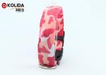 Polyster Adjustable LED Flashing Glow Petsafe Dog Collar Leopard Print Dog
