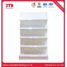 Buy cheap 5 Tiers White Gondola Shelving L Post 80kgs 1500mm High from wholesalers