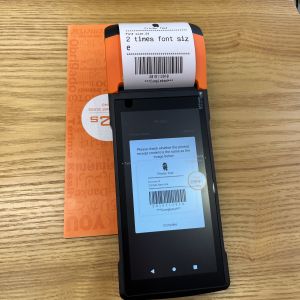 China 58mm Printer Handheld NFC POS Terminal Android 11 with 5.5inch Touch Screen factory