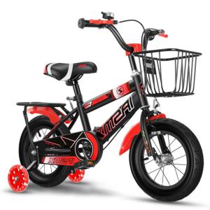 China 12&quot; Bicycle Carbon Steel Frame Thickened Sponge Seat Handlebar Spray Separate Packaging factory