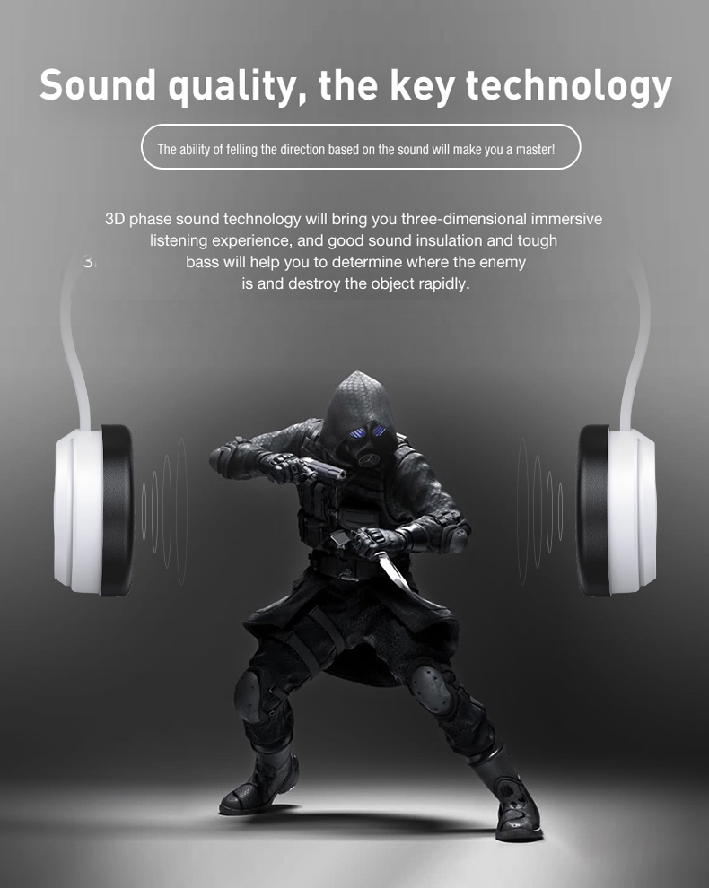 Wireless Headphones AR Headset for TV Movie Video Games Compatible IOS Android Virtual Reality Smart VR Box 3D Glasses Helmets