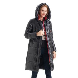 China FODARLLOY 2022 winter puffer jacket ladies warm hooded cotton-padded clothes women slim long down winter jackets women coats factory