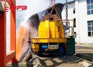 China Rails Mounted Ladle Handing Slag Pot Transfer Car factory