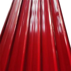 China CGCC Color Coated Roofing Sheet 26 Gauge Ppgi Corrugated Sheet factory