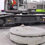 Hydraulic Used Rotary Piling Machine Bore Pile Machine 3000mm