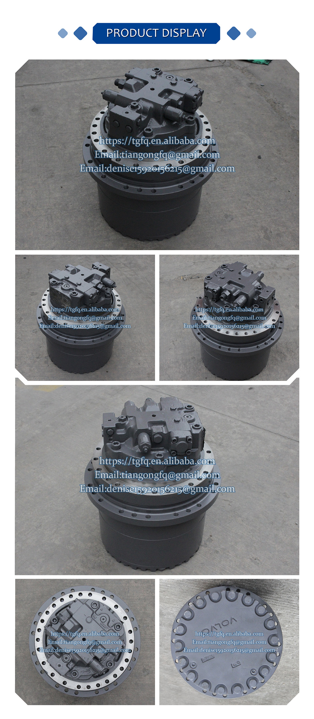 VOE14566400/VOE14603461 Final Drive for EC360 Travel Drive