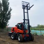 Rough Terrain Telescopic Off Road Forklift 3m Small