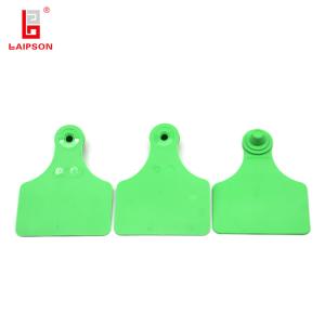 China ISO11785 TOP TPU 80mm Plastic Round Tamper Proof Sheep Goat Cow Ear Tag For Livestock Identification factory