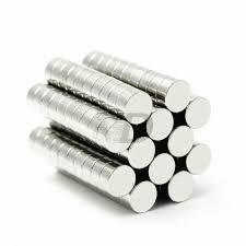 China N35 D6x3mm Zn Plating Disc Magnet Customized Small Cycinder Neodymium Magnet factory