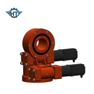 China Enclosed Housing Small Dual Axis Slew Gear For Sun Tracking Panel Project factory