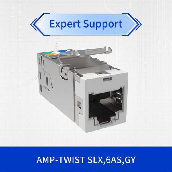 SL Series Modular Jack RJ45 Connector with 10GbE Support IEEE 802.3bt PoE++ and