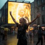 Ultra Bright 4500nit Contrast Ratio Waterproof 3mm LED Display Screen For