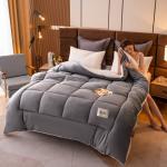 Healthy Sleep Support Quilt Elegant Comfort Softest Coziest Heavy Weight Sherpa