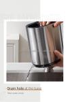 Modern Stainless Steel Knife Block Holder 18x11.5x19.4mm for Sustainable Kitchen