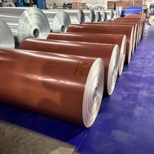 0.1mm Gauge AA1050/1060/1100 Colored Aluminum Foil for Roofing System Applicatio