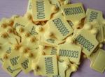 Waterproof UHF RFID TPU Goat Ear Tag Rfid Long Distance Reading ISO14443A