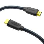 Gold Plated Connectors Premium HDMI Cable Velcro Ties 48Gbps For 4K 60Fps Apple
