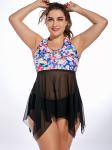 swimwear women bikini Large size swimsuit black dress Beach vacation sexy piece