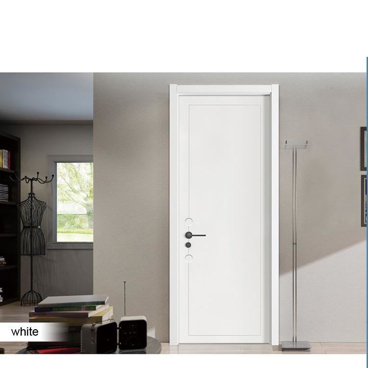 Anti Cracking Gloss Solid Wood Internal Doors For Hospital